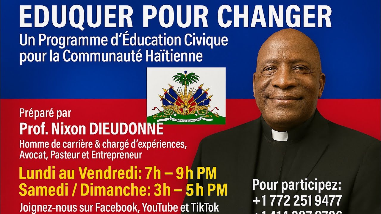 EDUQUER POUR CHANGER//Haiti 7 Fevrier 26(40 ans)CPT s'en va et PM Gere lepouvoir.#krizpired#Diaspora