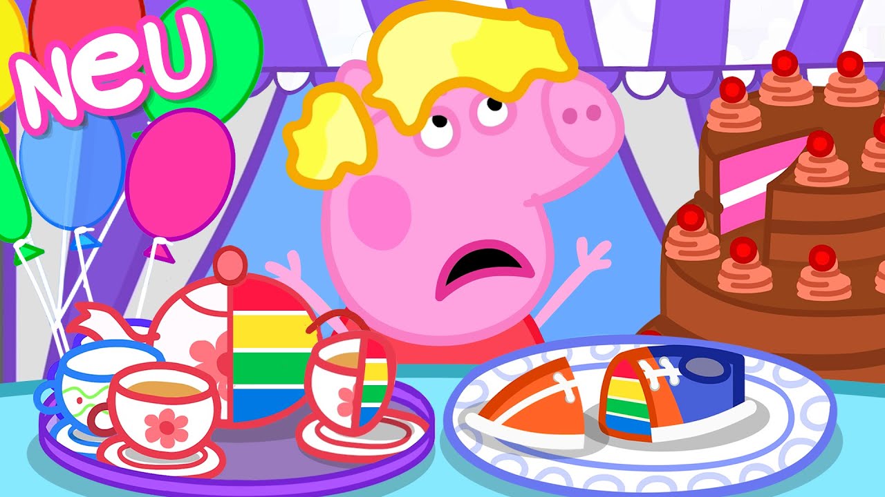 Peppa-Wutz-Geschichten | Die Überraschungstorten | Videos für Kinder