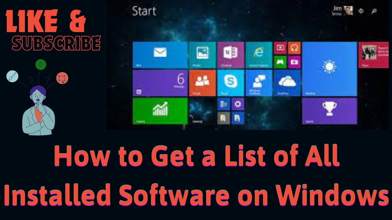 How to Get a List of All Installed Software on Windows