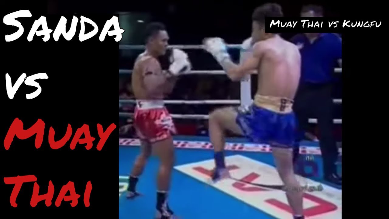 Sanda Kungfu Champion vs Muay Thai Champion ft. Saenchai