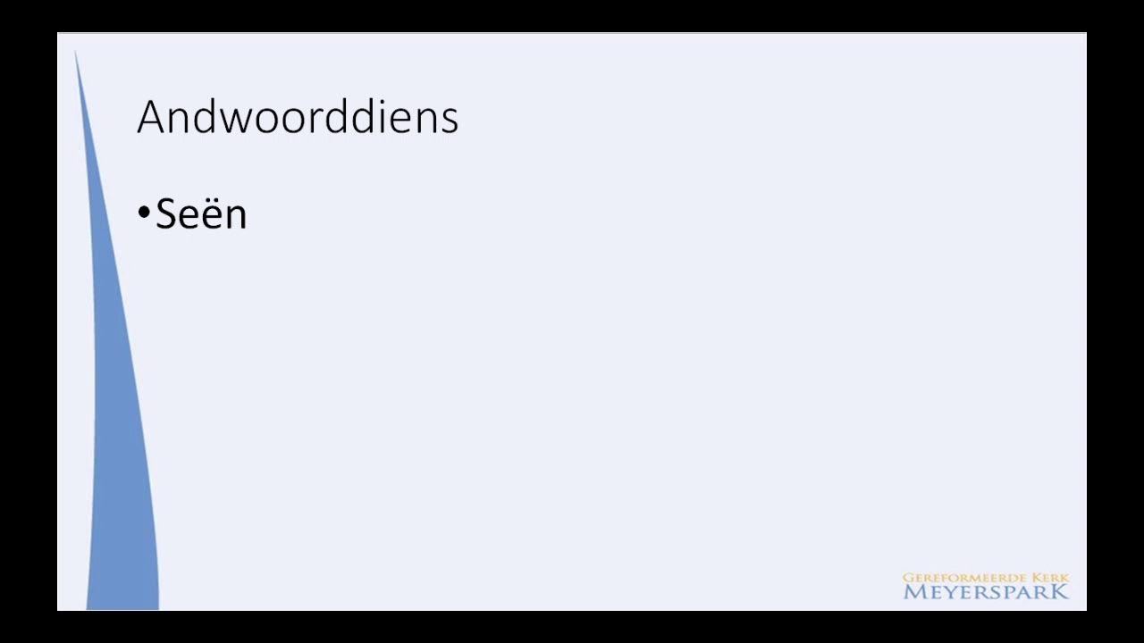 O God, kom herstel U skepping en U skepsels daarby.