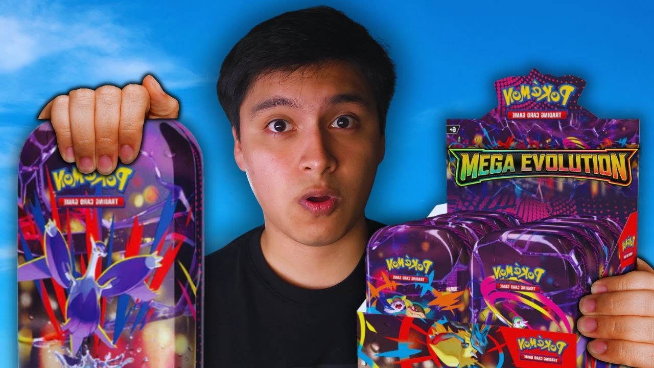 What’s Inside Mega Evolution Mini Tins? | Pokémon ASMR Opening