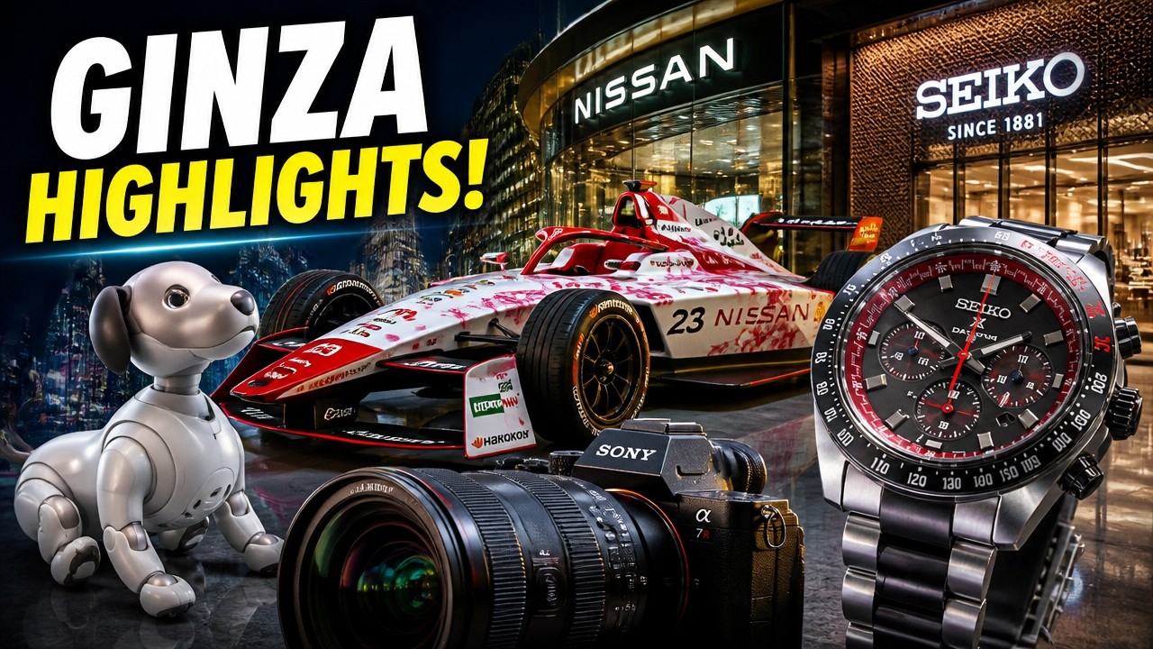 Inside Tokyo’s GINZA District! Touring the NISSAN & SEIKO Houses