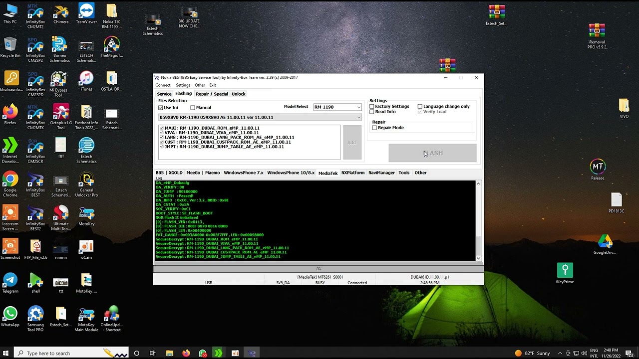 Nokia 150 RM 1190 Contect Service Fix Done With Latest Flash File