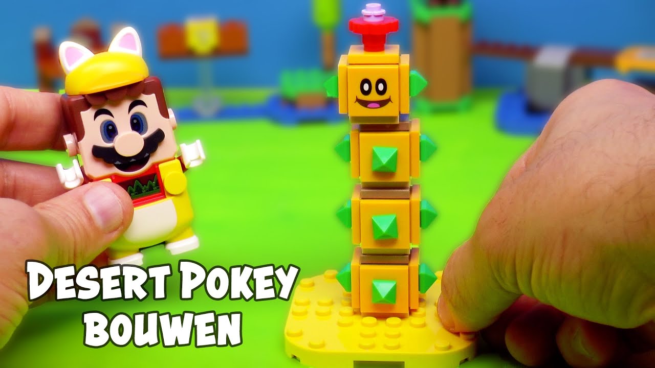 LEGO Super Mario uitbreidingsset Desert Pokey  bouwen