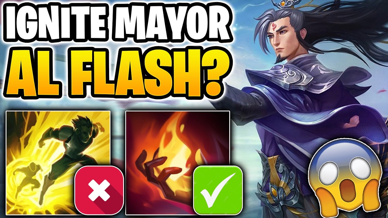 ¿Ignite en Jungla es Mejor que Flash? 🔥 Probando Estrategia AGRESIVA en League of Legends