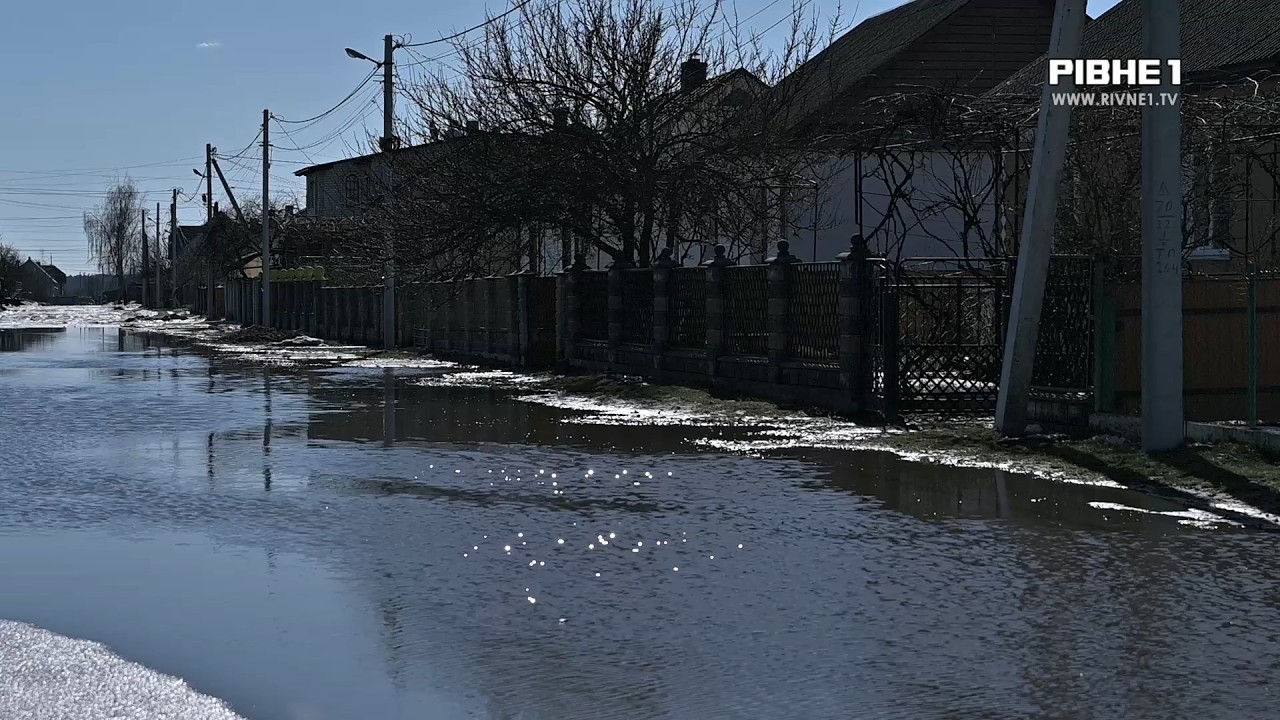 Велика вода на Рівненщині: як рятують подвір’я та чи чекати повені