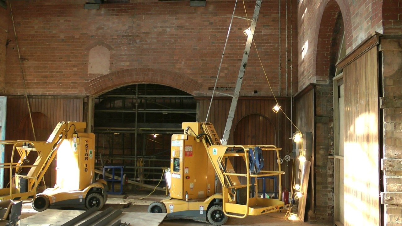 January 2017 inside the Engine House visitors' centre at Walthamstow Wetlands