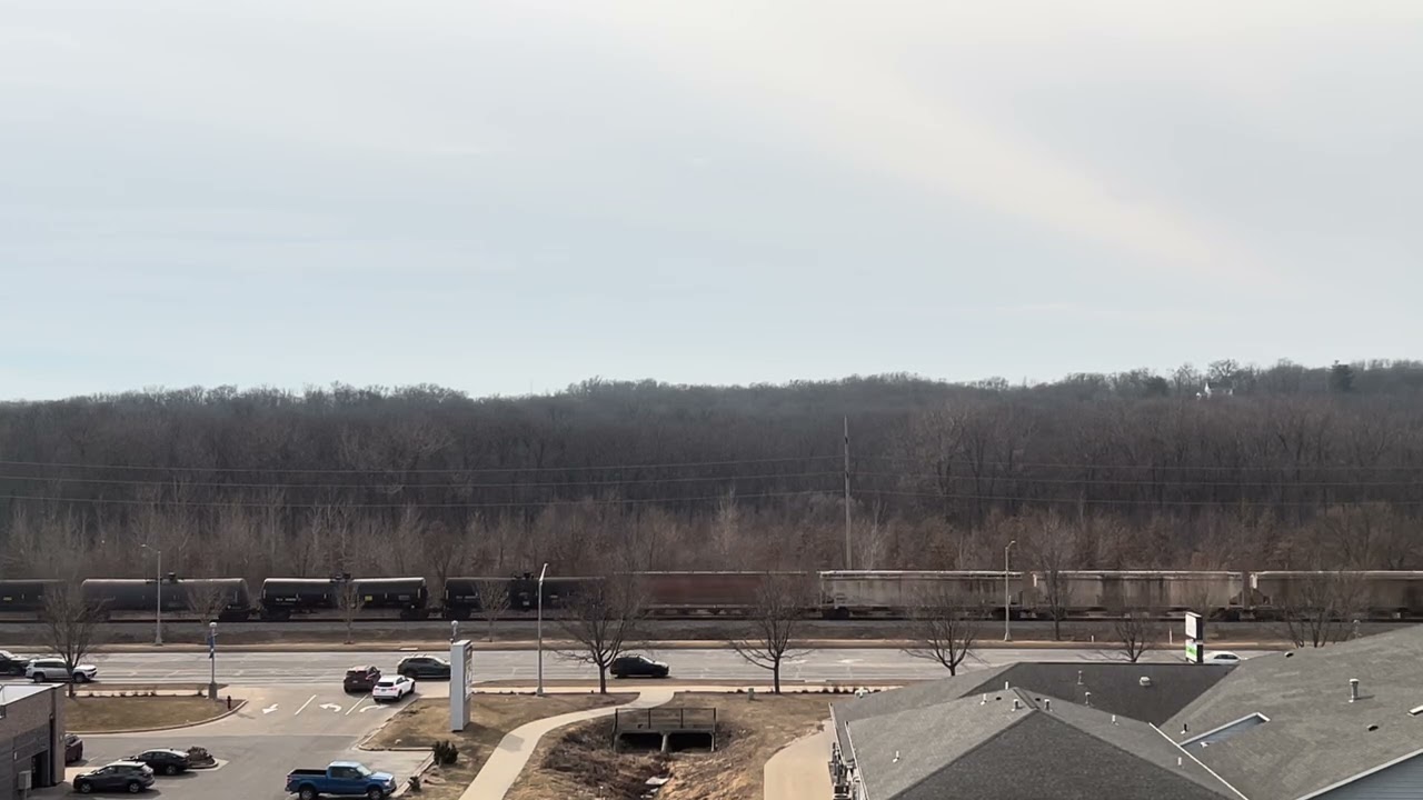 Freight train USA - beautiful shot!