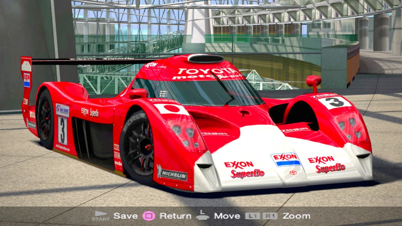 Gran Turismo 4 Toyota GT-ONE Race Car (TS020) 1158HP Le Mans Race