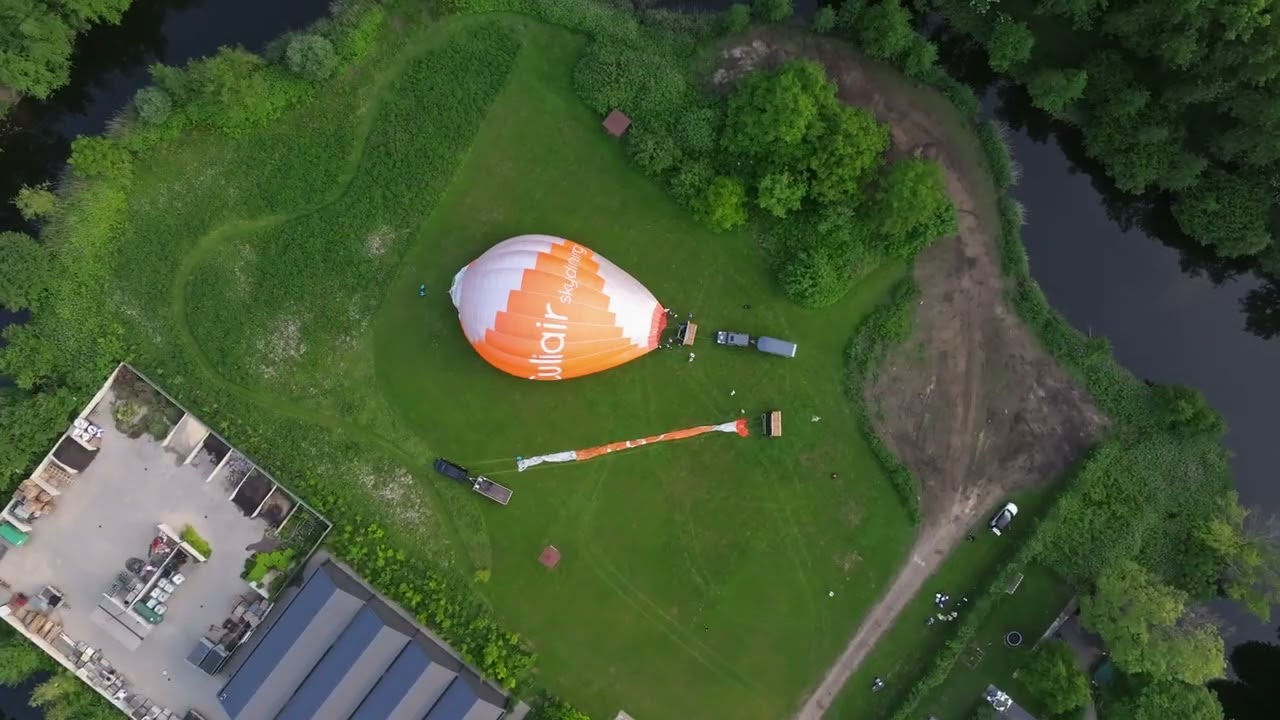 CuliAir Skydining drone impressie PH-SHE en PH-EAT vertrekpunt Velp