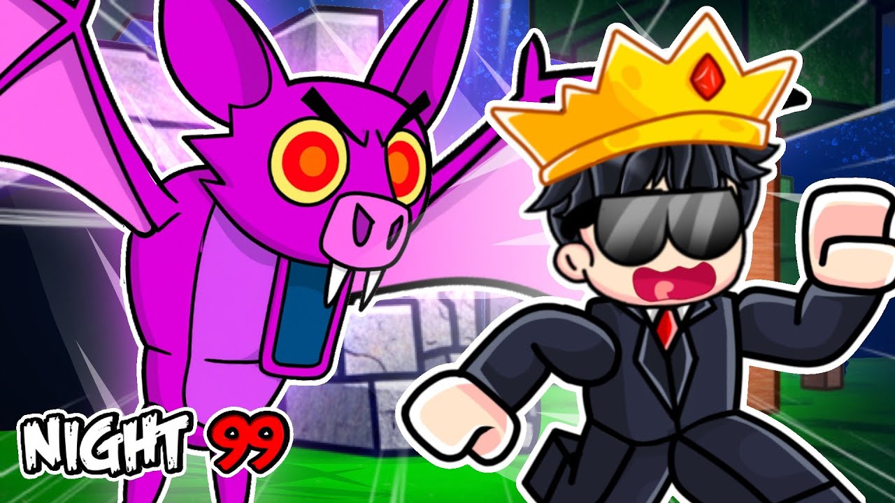I Killed the BAT in 99 Nights in The Forest Roblox