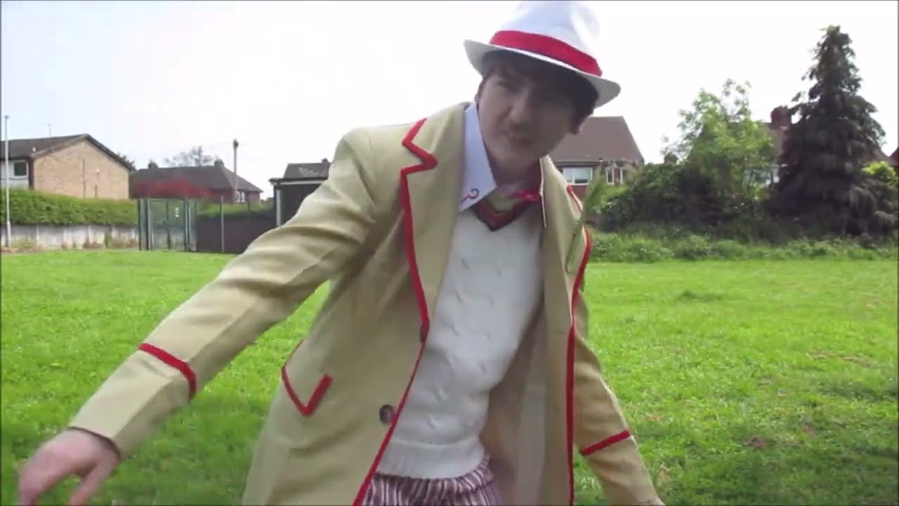 5th Doctor Runs From Cybermen (Doctor Who 60 Years Minisode Series Episode 3 The Crack In Time)