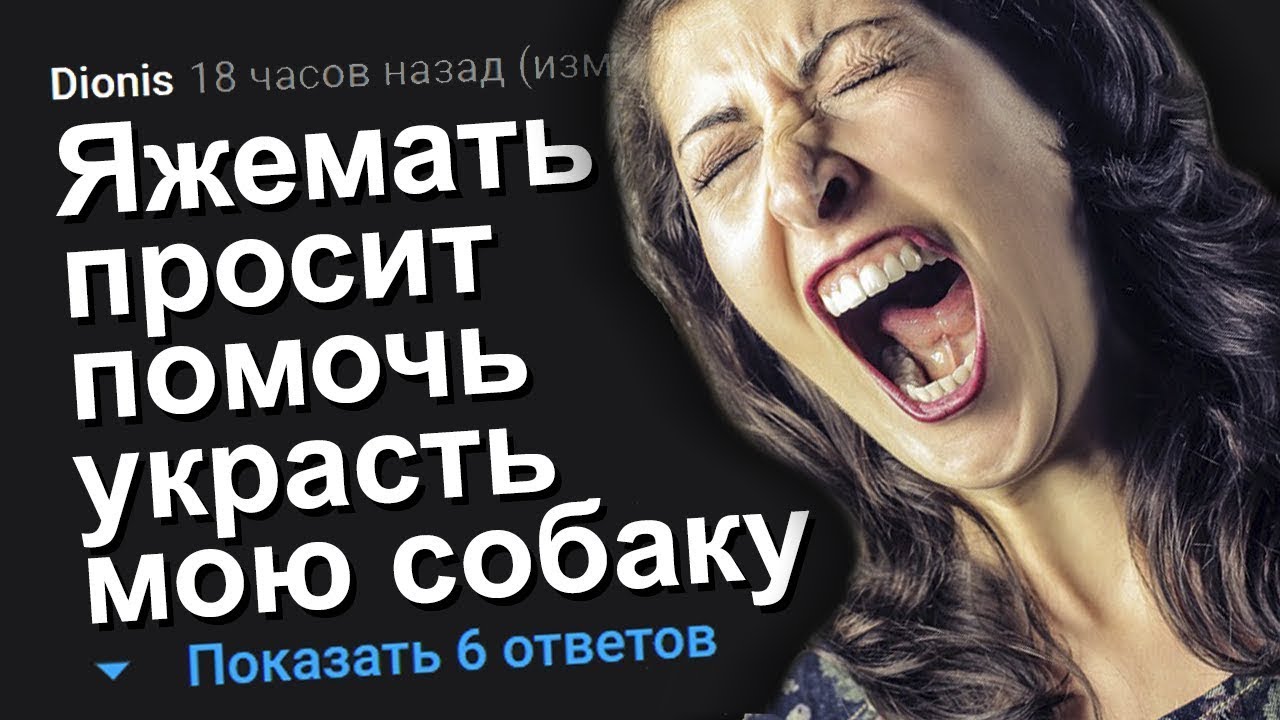 ЯЖЕМАТЬ ПРОСИТ ПОМОЧЬ УКРАСТЬ МОЮ СОБАКУ. ЯЖЕМАТЬ ИСТОРИИ.
