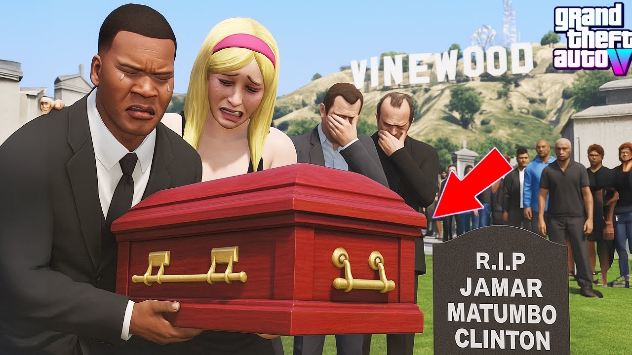 😢🕊️💔Funeral Of Franklin's Teen Son🕊️💔GTA 5 Teen Dad Real Life Mod Season Finale