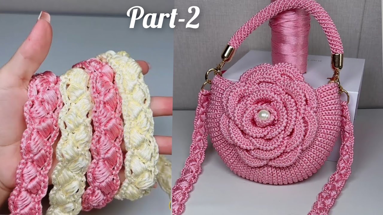 DIY**How to crochet flower bag !! Tutorial for beginners 