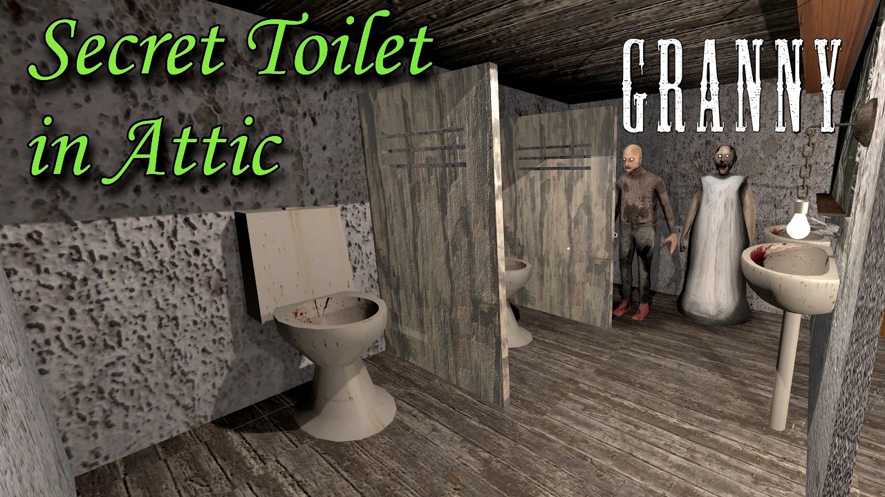 Granny Recaptured - The SECRET Toilet in Attic NEW Update + More Place To Explore