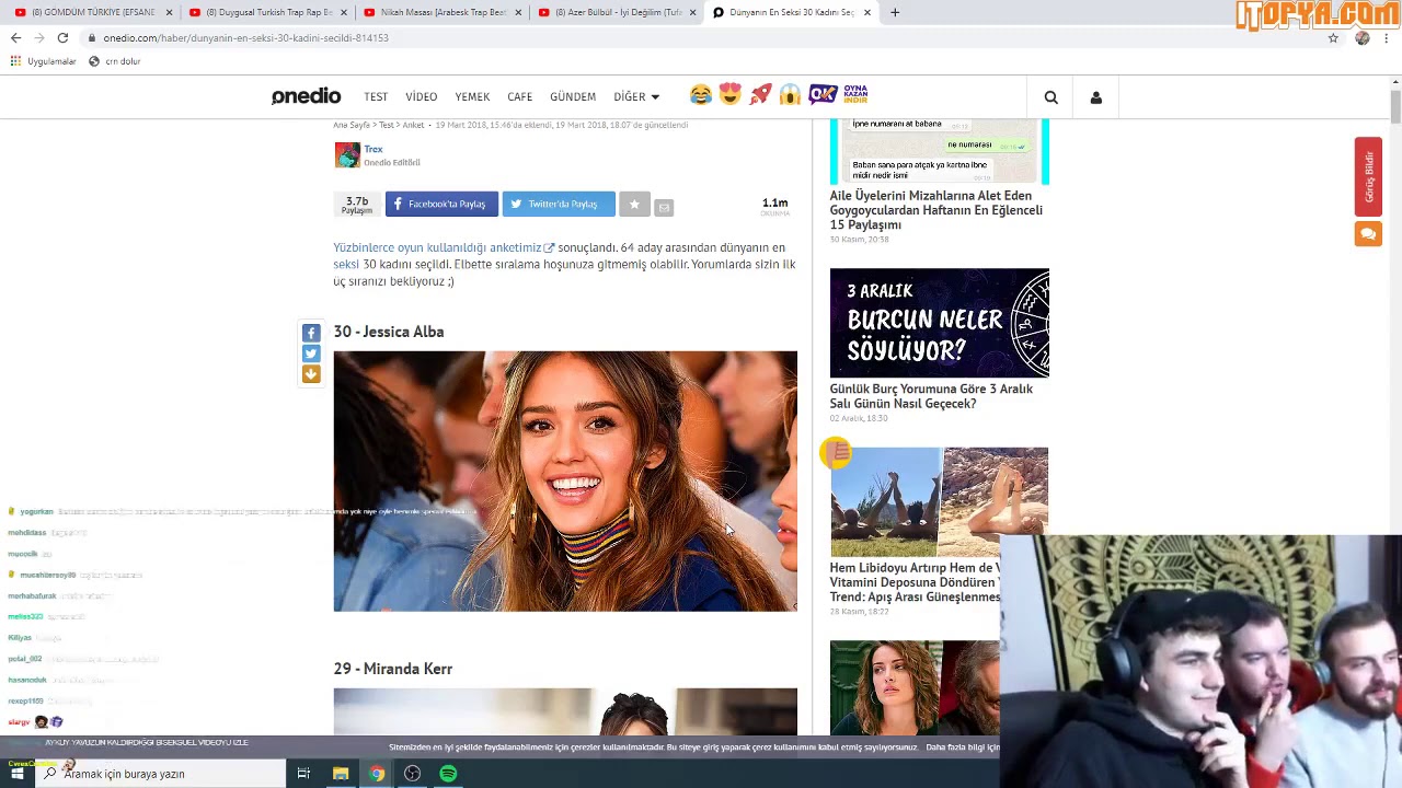 Berkcan Güven   Dünyanın En Seksi 30 Kadınını Puanlıyor