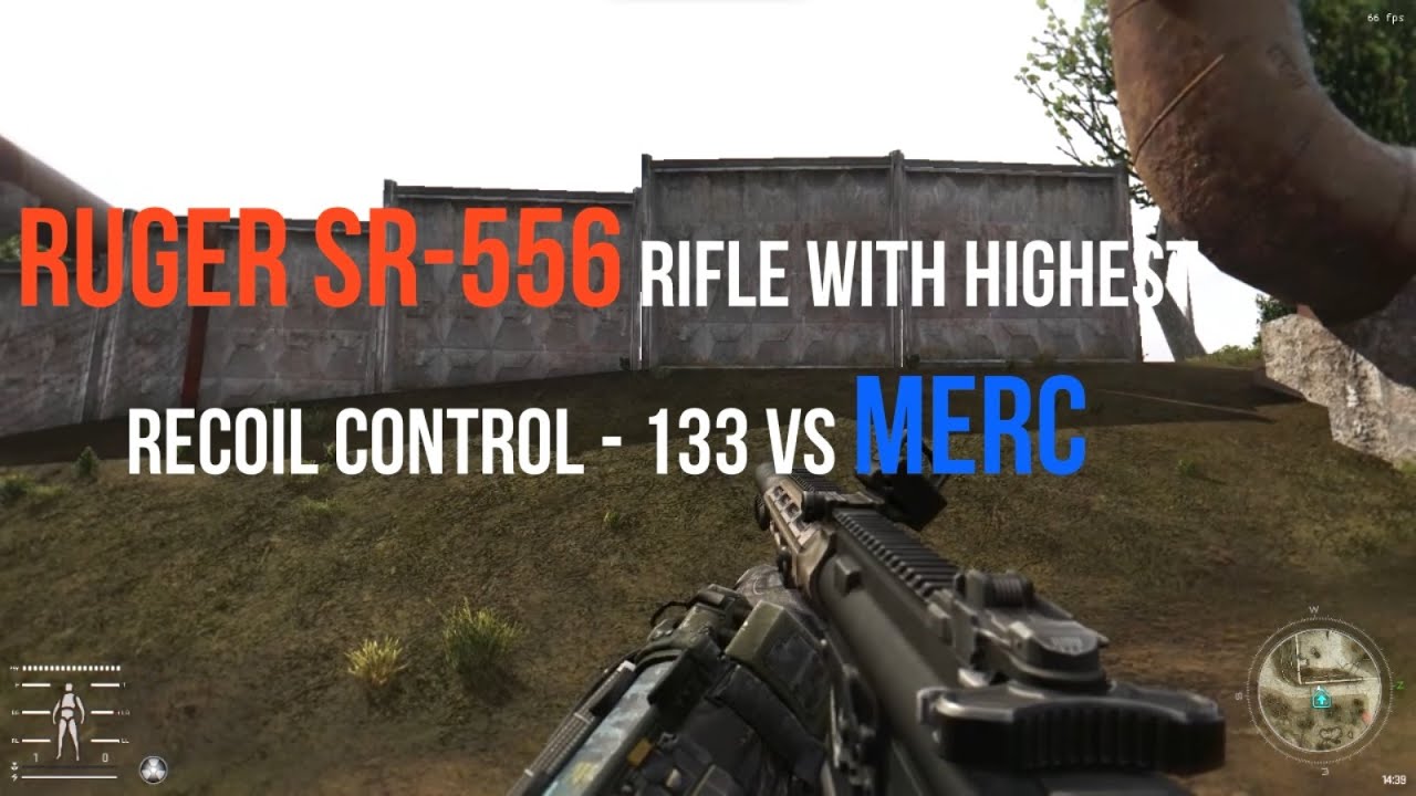 RUGER SR556 Rifle with highest recoil control vs merc. Stalker gamma 0.9 gameplay.