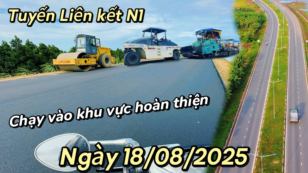 Tổng thể tuyến liên kết N1 nối Tân Châu - Châu Đốc | Tổng hợp 3 đoạn đầu giữa cuối . 