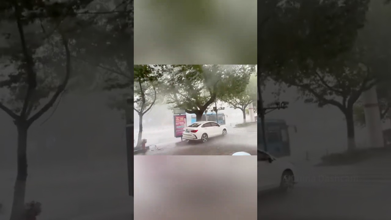 Powerful Storm Hits Kunming, China | Strong Winds and Torrential Rain on July 15, 2026