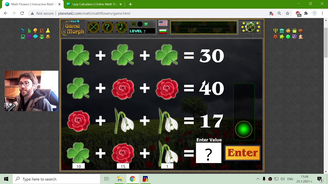 Flowering System Equation - Interactive Maths Lesson 🧮🎥🎓