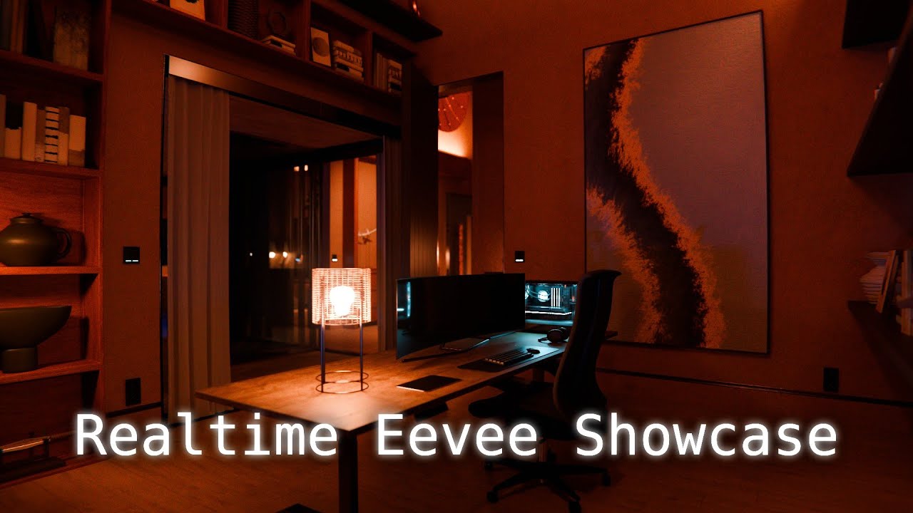 Blender Eevee Realtime Showcase | Modern Modular House 6