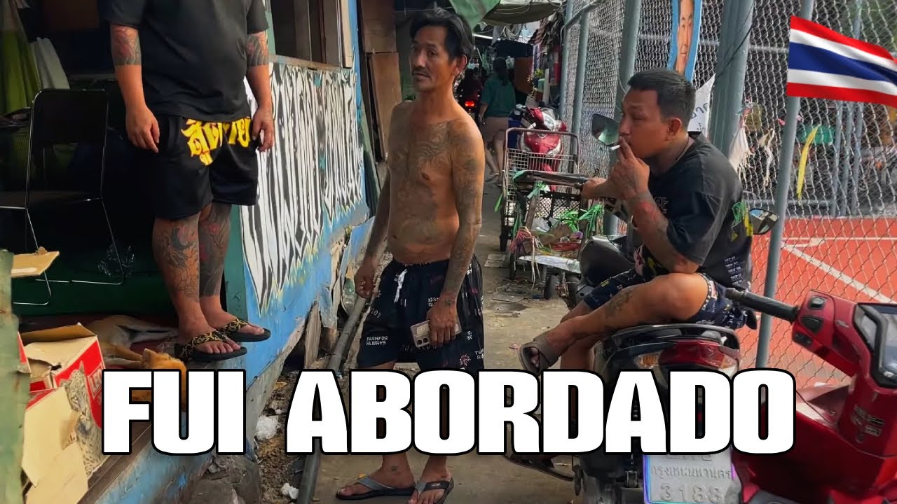 FUI ABORDADO NA MAIOR FAVELA DA TAILÂNDIA! 🇹🇭 NEM TODOS ESTÃO PREPARADOS! 