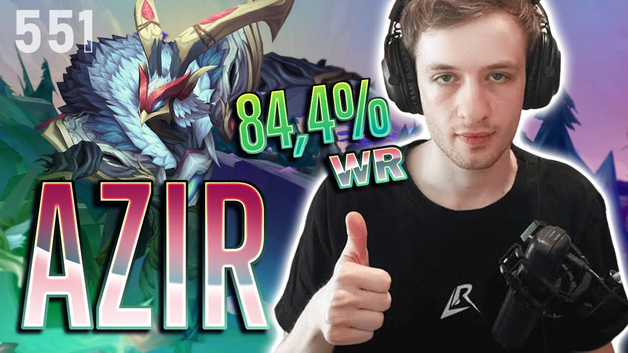 MY MOST PLAYED CHAMPION IN PRO PLAY - AZIR 🐔