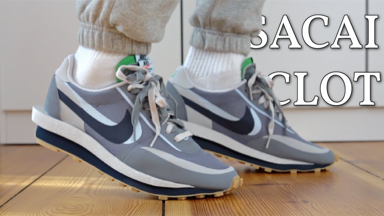 NIKE SACAI CLOT LD WAFFLE COOL GREY REVIEW & ON FEET.....DID WE NEED THIS COLLAB?