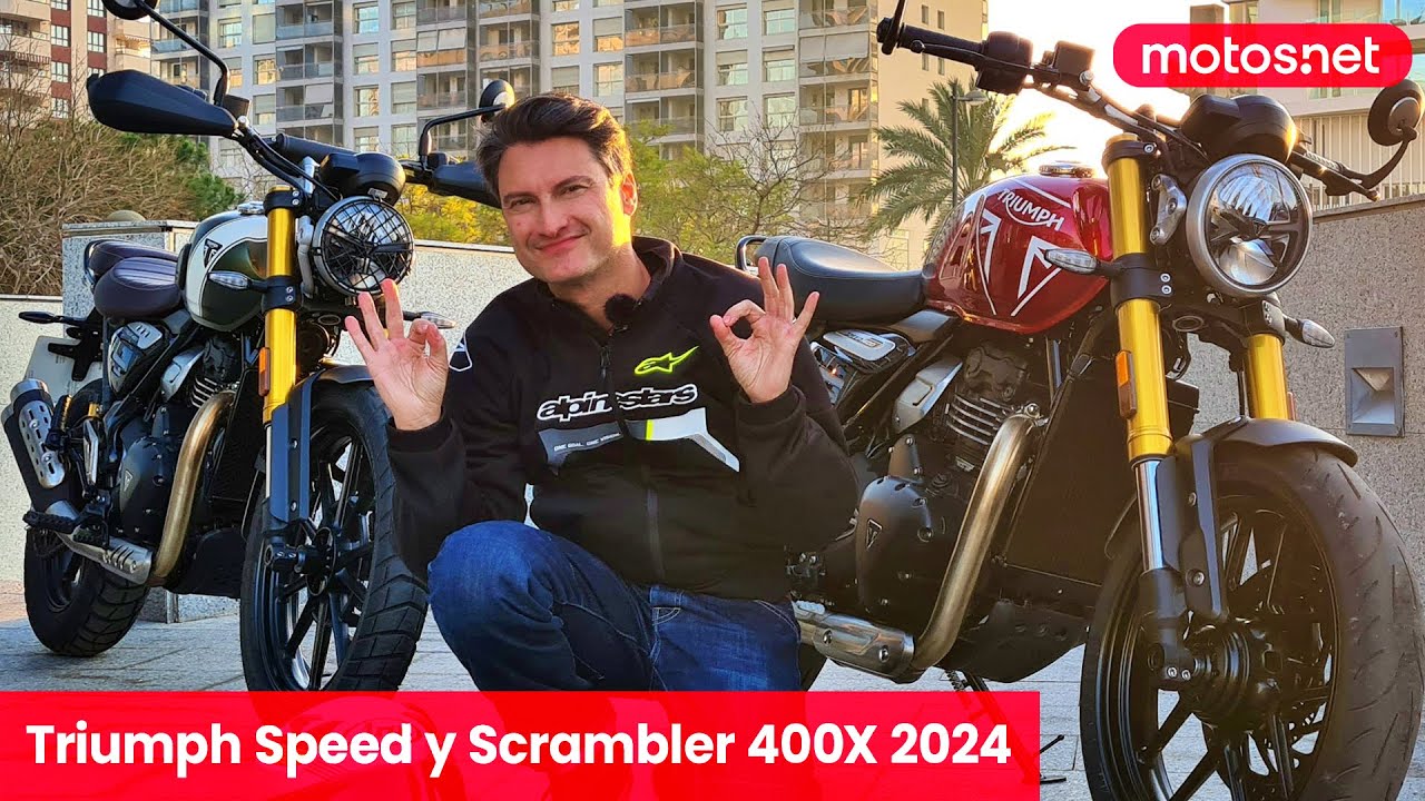 ✌🏻 Triumph Speed 400 y Scrambler 400X/ Buenas, bonitas y baratas / Review / Presentación / motos.net