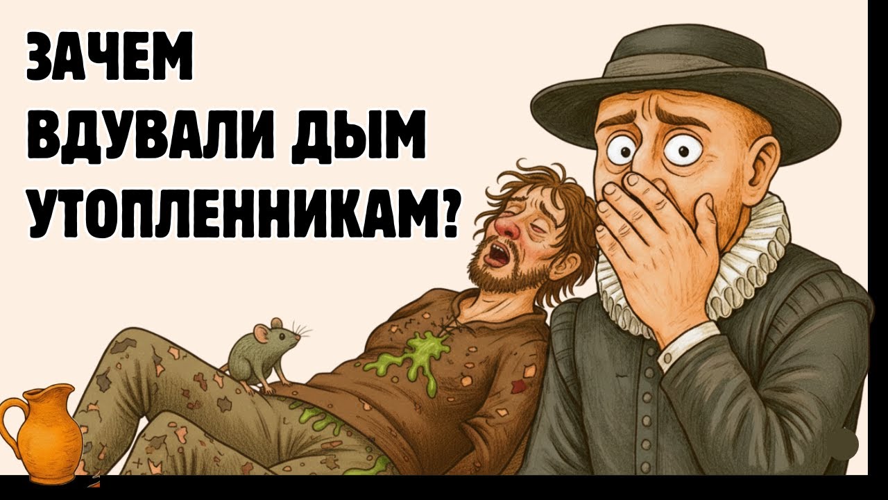 ДЫМ в проход: КАК врачи ОЖИВЛЯЛИ утопленников в 18 веке / Скучная история на ночь