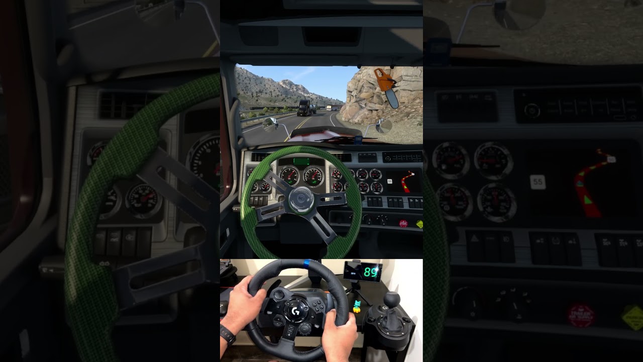 Colorado's Scenic Beauty 🚵😍 American Truck Simulator #americantrucksimulator #ats #trucking #short