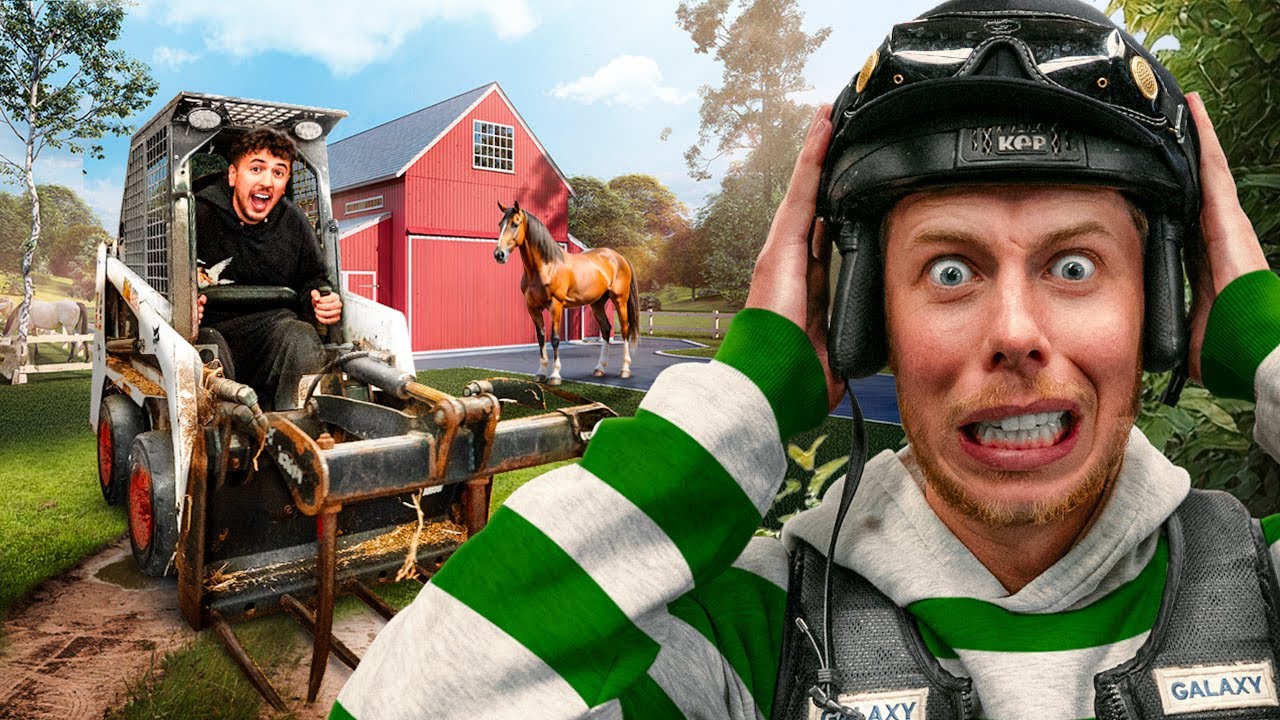YouTubers Try Working At Horse Stables...