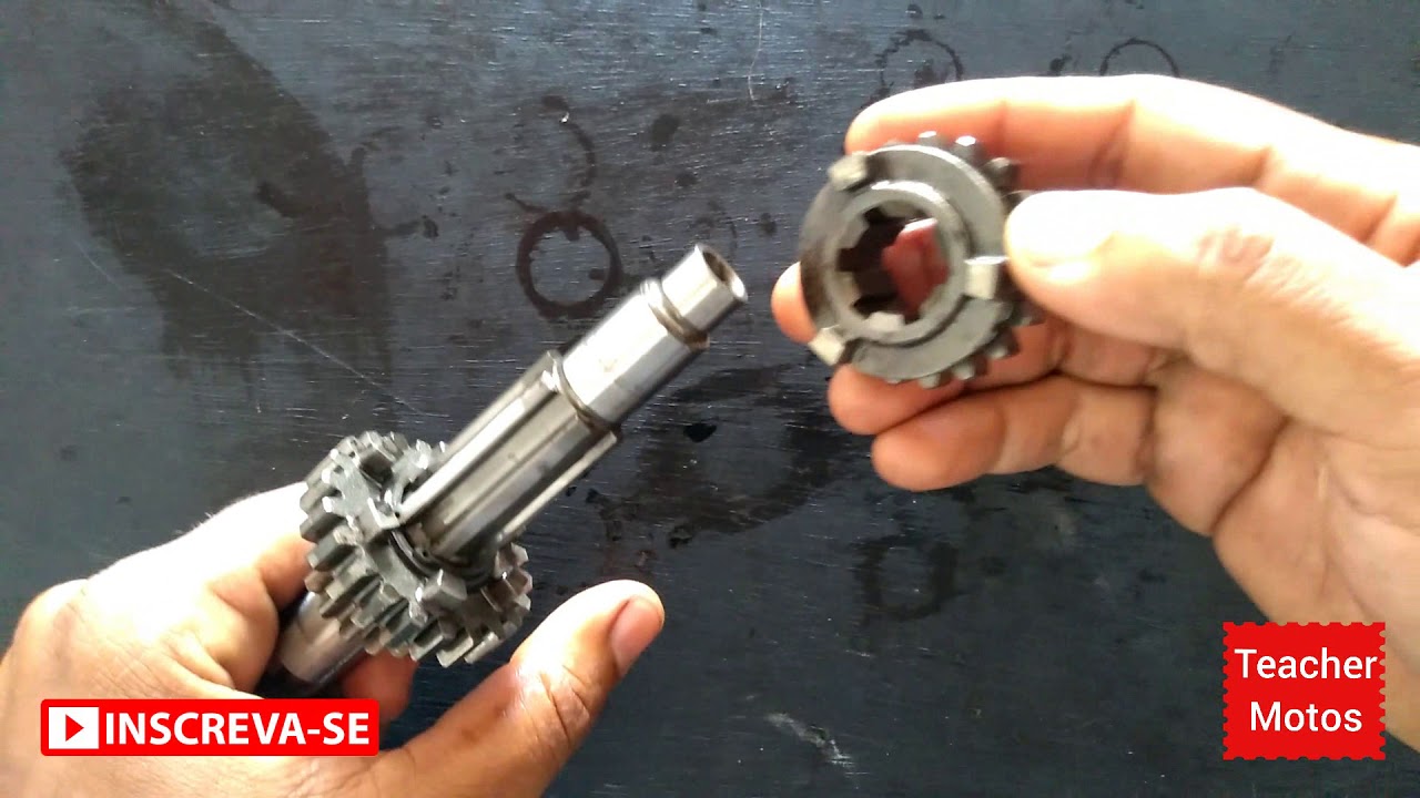 PARTE 3 CAIXA DE MARCHAS MOTOR YBR/XTZ 125 YAMAHA
