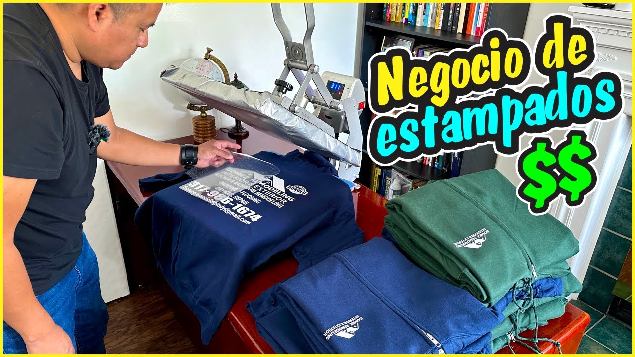M&aacute;quina para estampado - diferentes formas de personalizar playeras