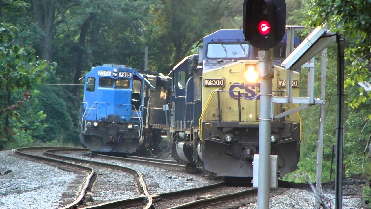 WLE Train on B&O Old Main Line - Lots of power!
