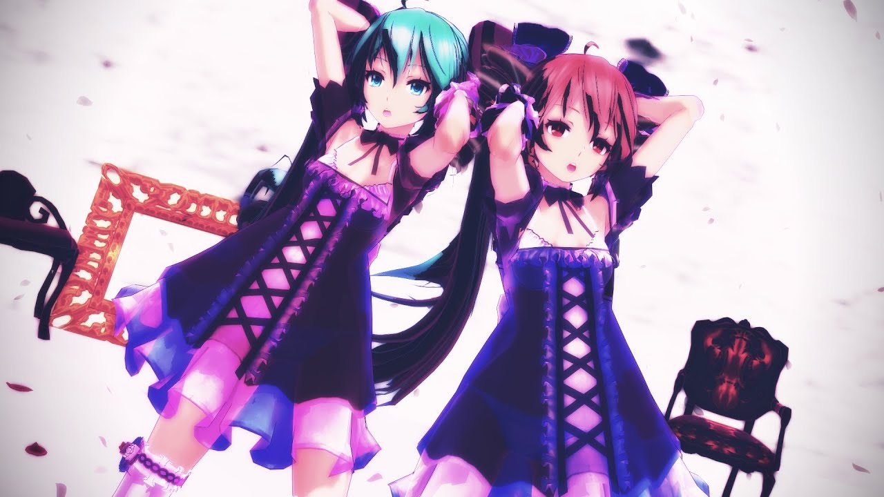 【MMD】少女未遂 Tda式 テト＆ミク ( Tda Teto ＆ Miku )