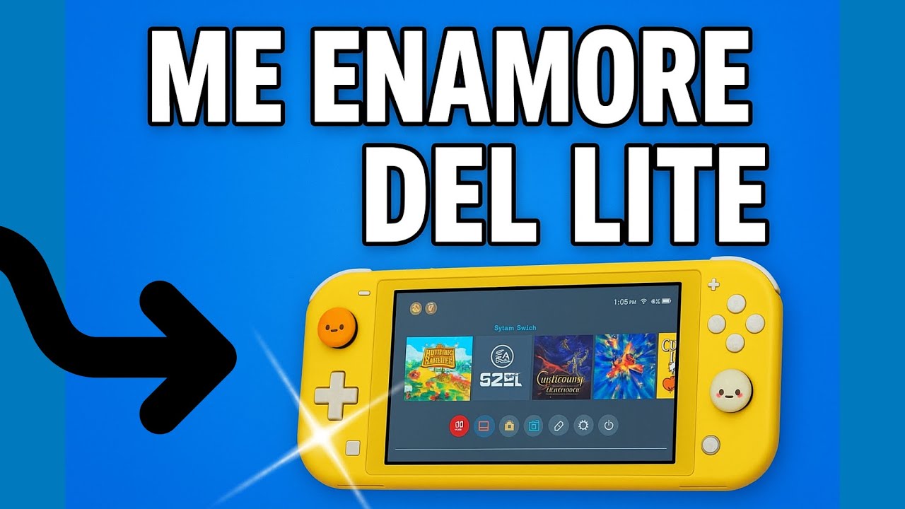 ¡Me ENAMORÉ del Nintendo Switch Lite! 💙 ¿Vale la pena en 2025?