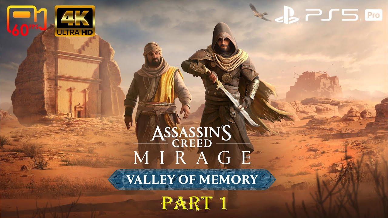 Valley of Memory Part 1 - Assassin's Creed Mirage - PS5 Pro 4K60P
