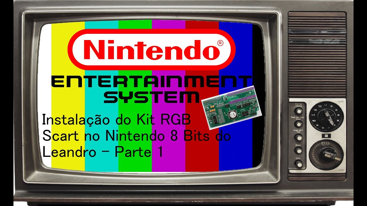 Instalação do Kit RGB Scart Nes 8 Bits do Leandro - Parte 1
