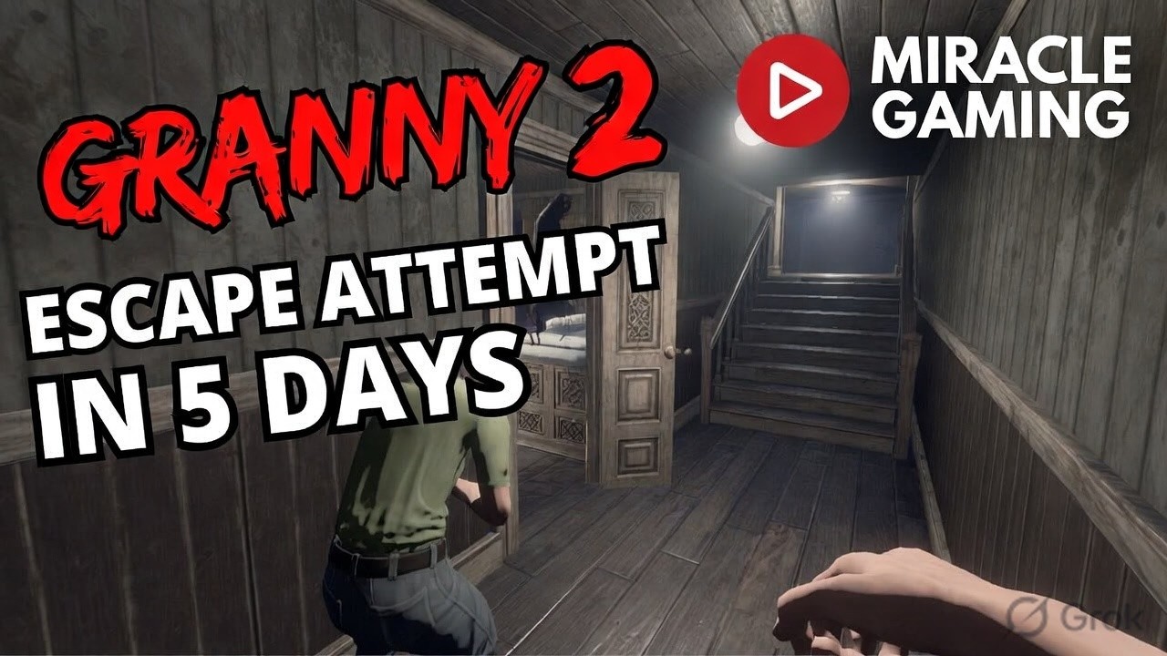 EXTREME LEVEL PITAI!  Granny 2 !! ESCAPE FROM GRANNY & GRANDPA!! 😤 #miraclegaming #gaming
