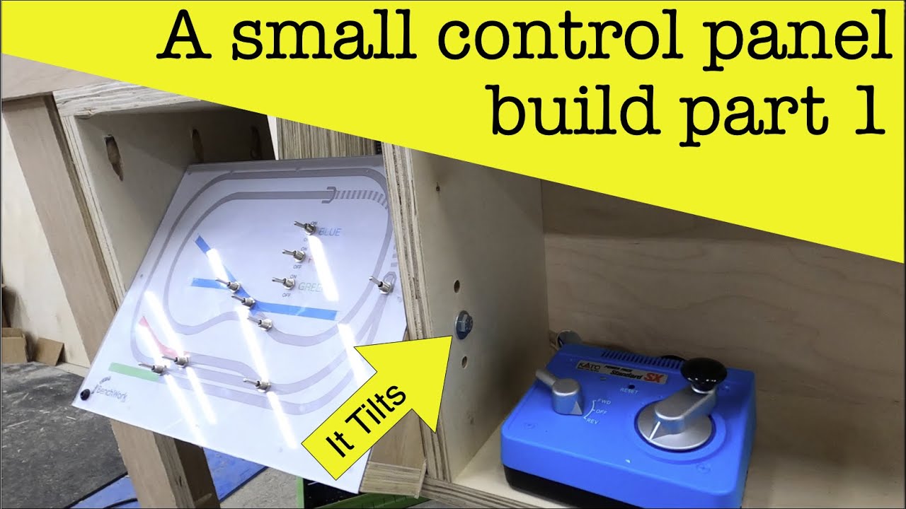 Model Railroad Control Panel Build, Part 1
