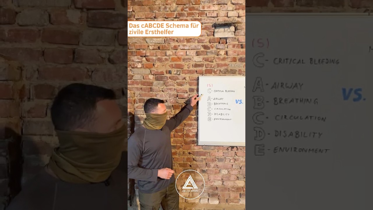 Das cABCDE Schema f&uuml;r zivile Ersthelfer