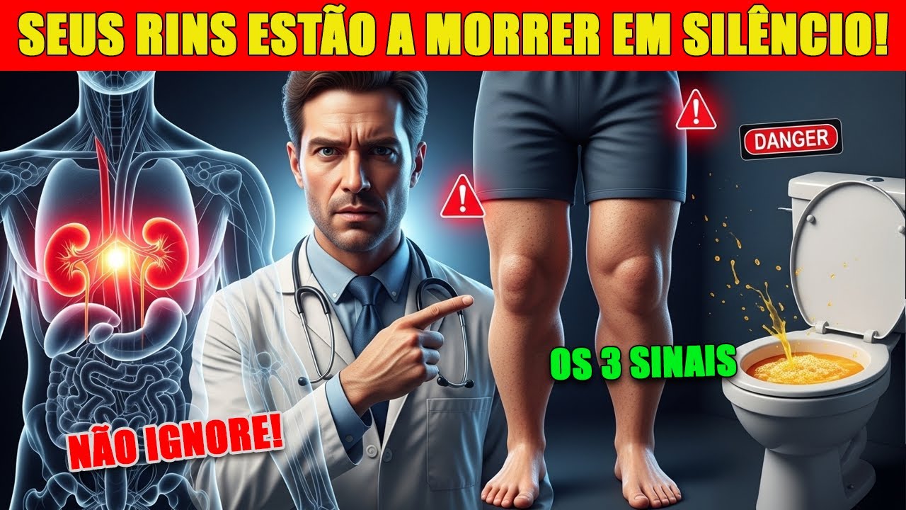 3 Sinais DE ALERTA Que Seus Rins Estão FRACAS (O 3º É MUITO COMUM!)