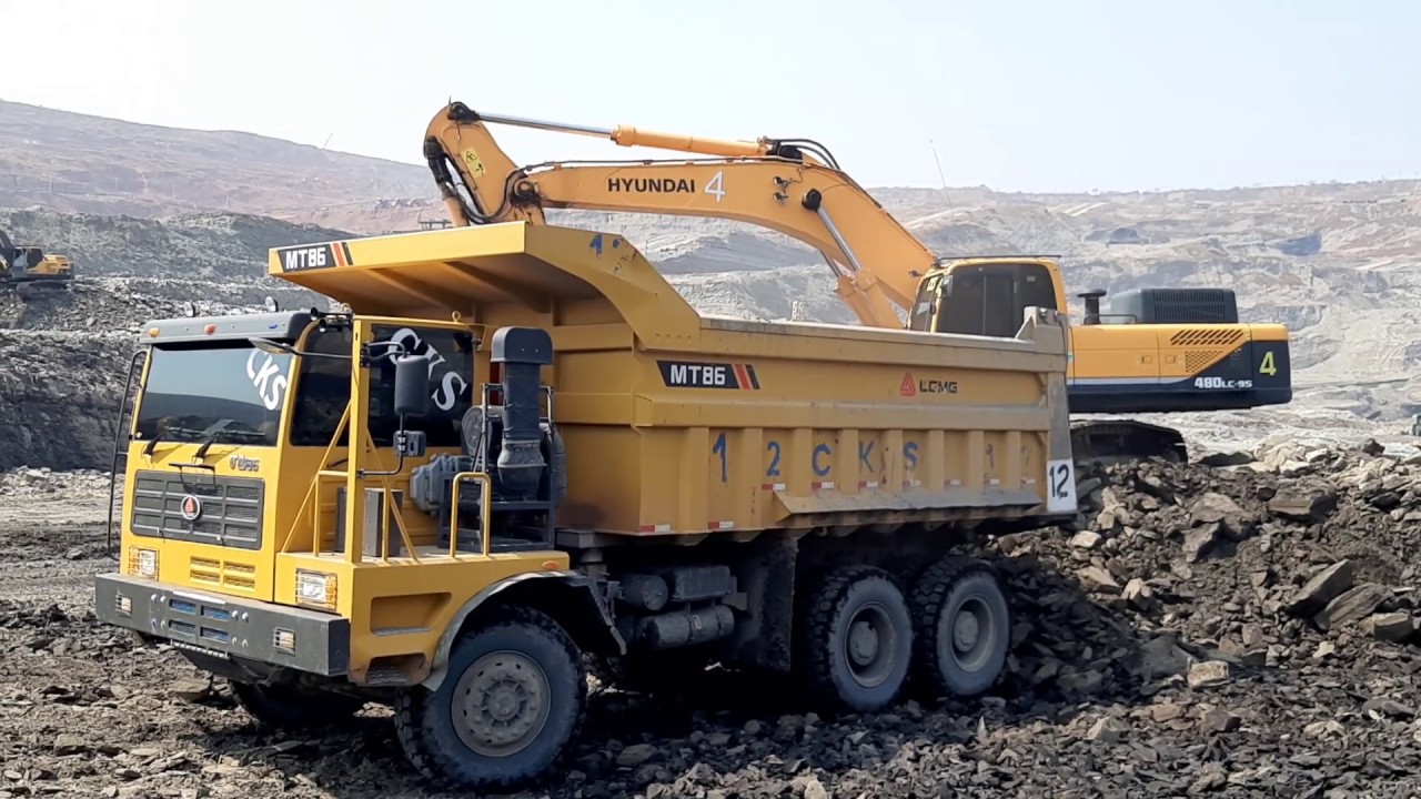 ใหญ่ฟัดใหญ่ หนุ่มโสม 50 ตัน HYUNDAI 480LC-9S and LGMG MT86 TRUCK แบก 60 ตัน สุดจัด excavator EP.6291