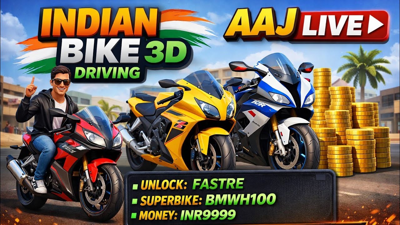 Aaj Bikes ka cheat codes milega Guys 🤔? Indian bike driving 3D #gaming