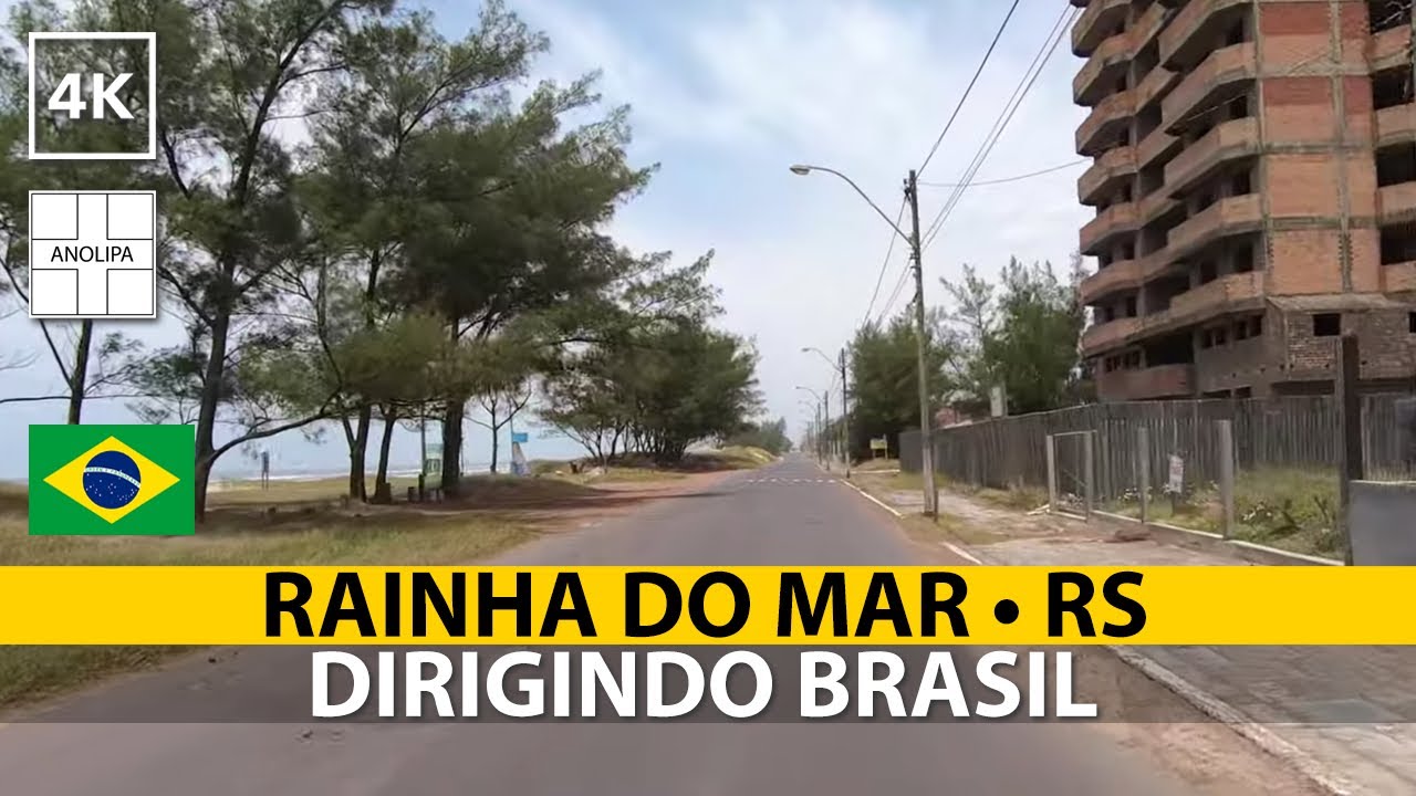 🚙 🇧🇷 Dirigindo em Balneário Rainha do Mar • Litoral gaúcho【4K】Dirigindo Brasil