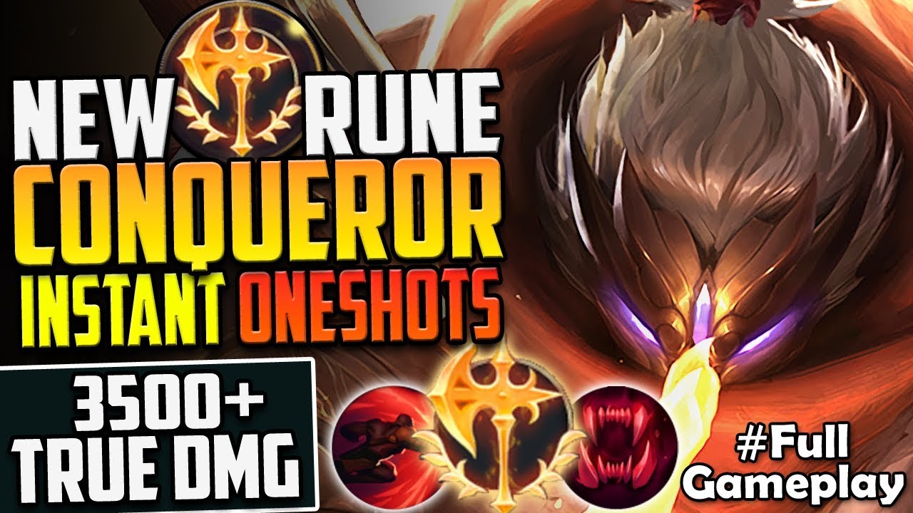 NEW RUNE CONQUEROR JAX | 3500+ TRUE DMG INSTANT ONE SHOTS | JAX TOP LANE PBE SEASON 8 Full Gameplay