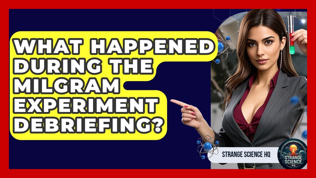 What Happened During The Milgram Experiment Debriefing? - Strange Science HQ